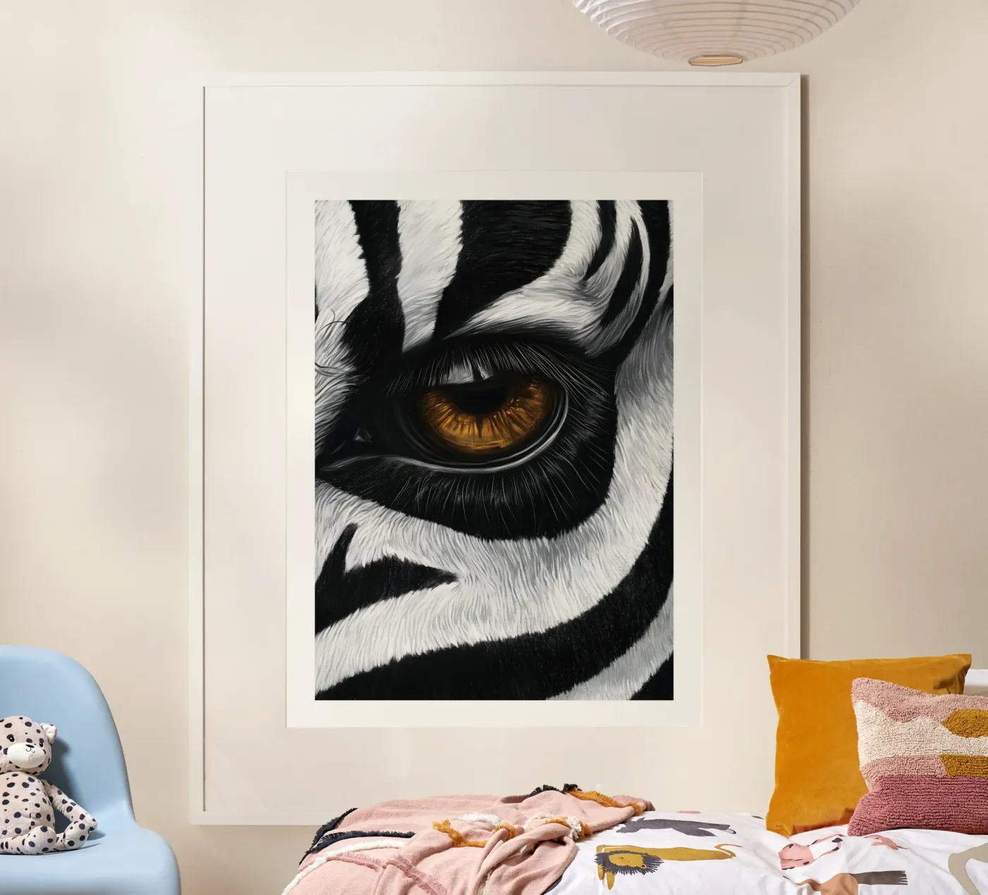 Zebraoog poster van DWA