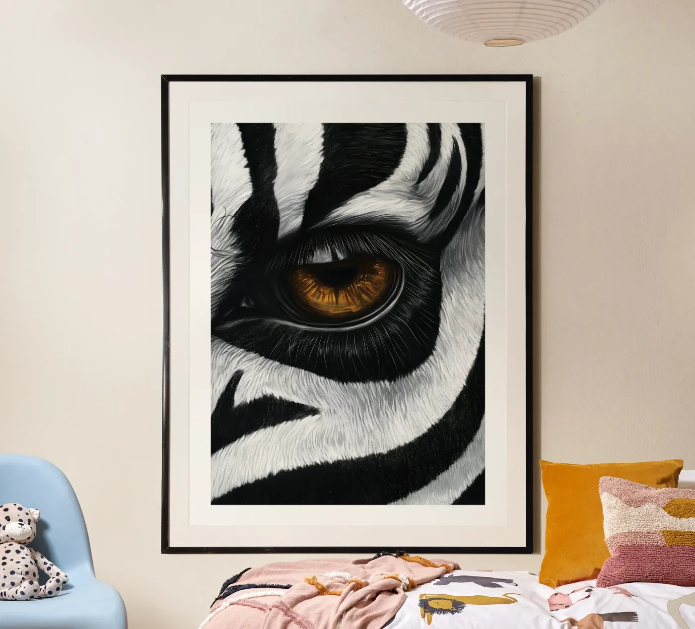 Zebraoog poster van DWA