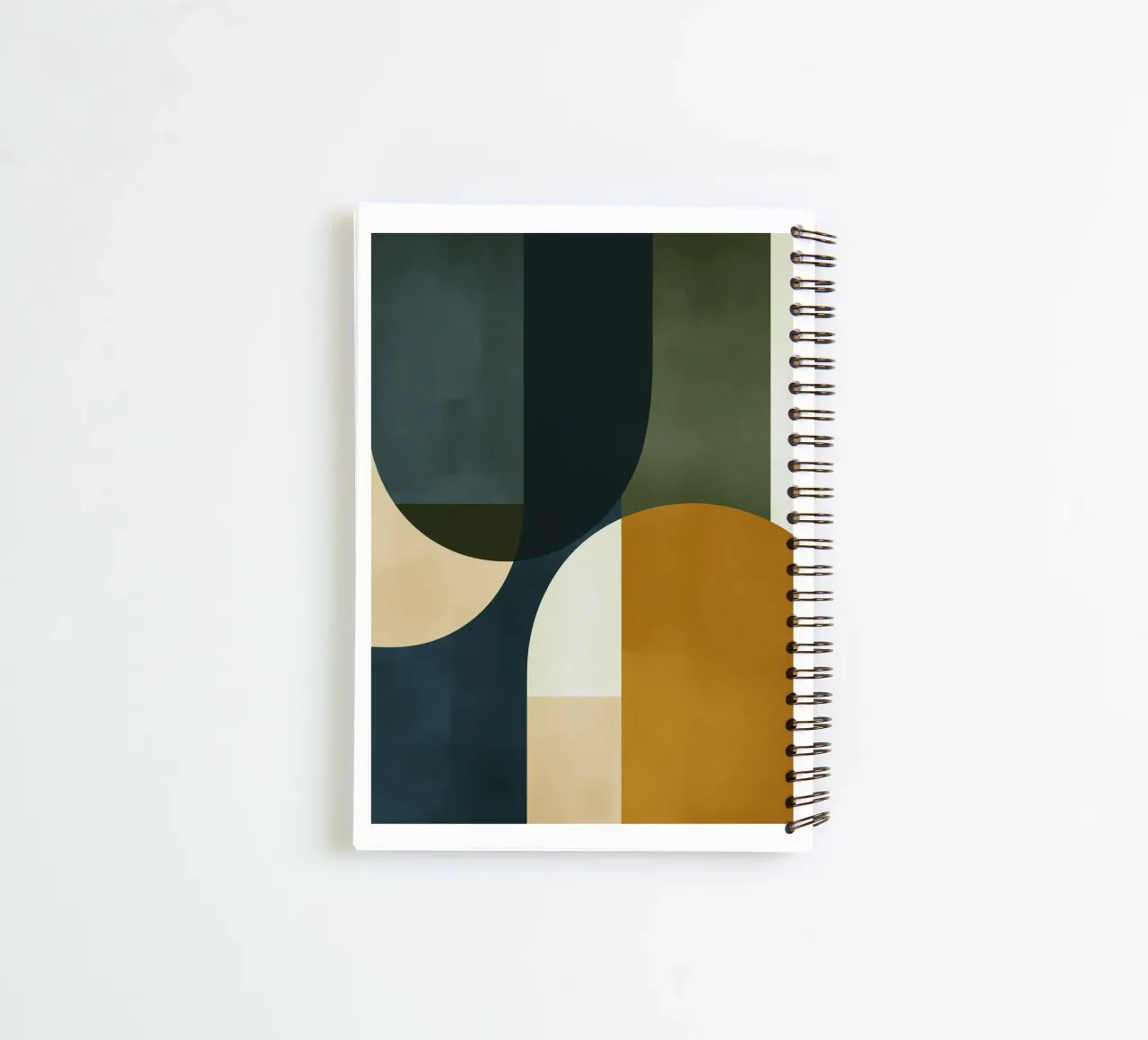 Abstract harmony spiral notebook by DWA