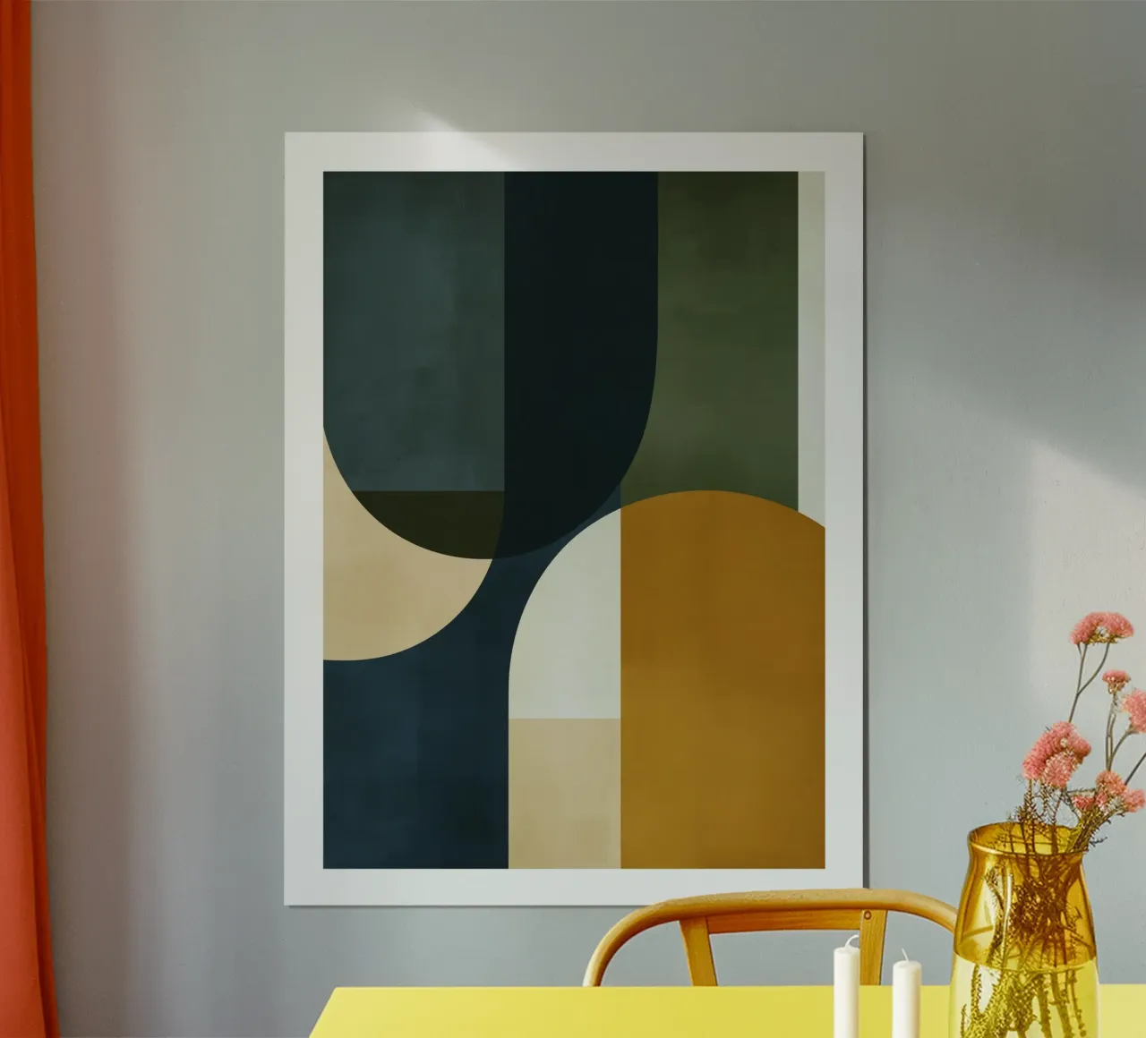 Abstract harmony poster by DWA