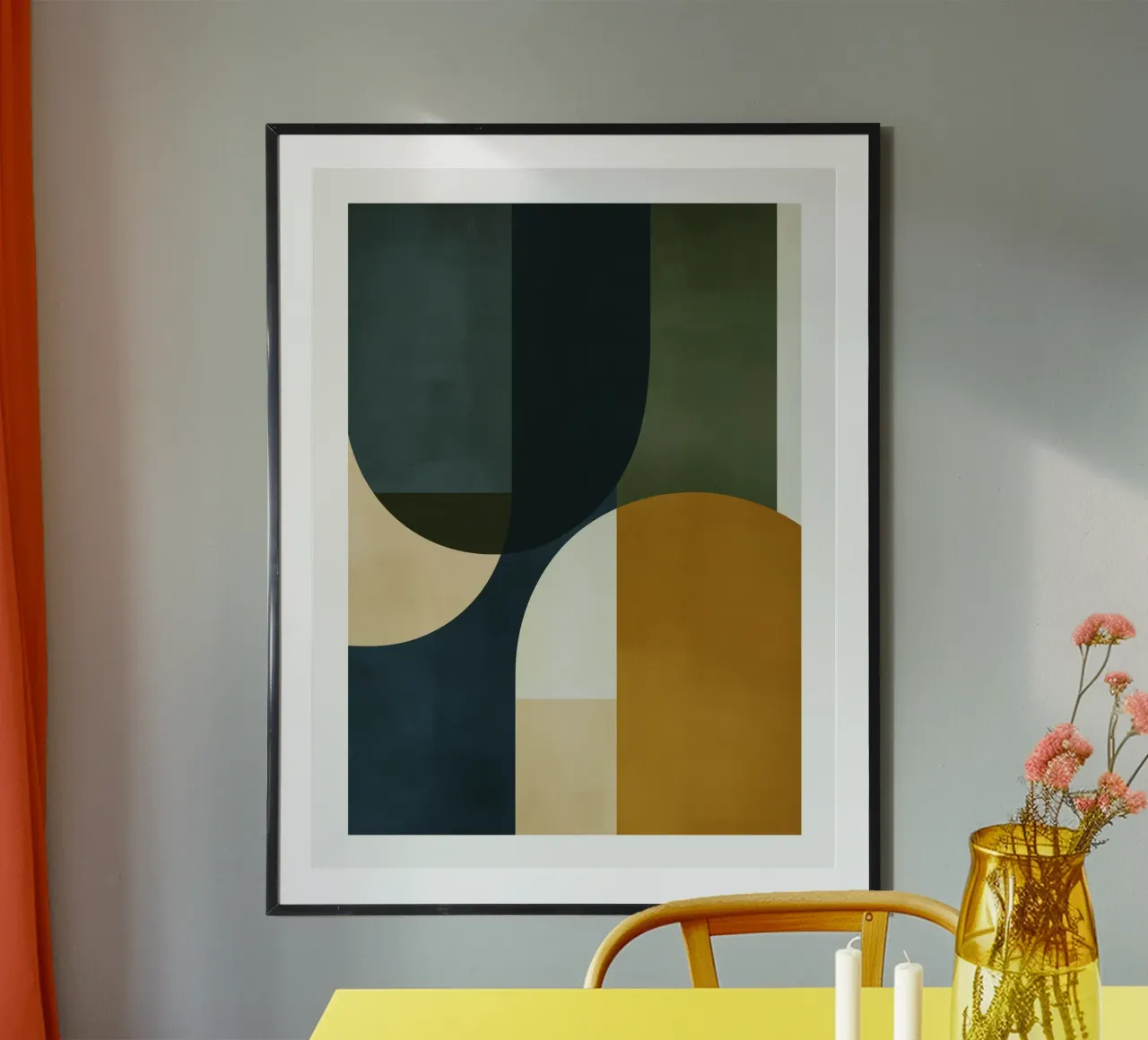 Abstract harmony poster by DWA