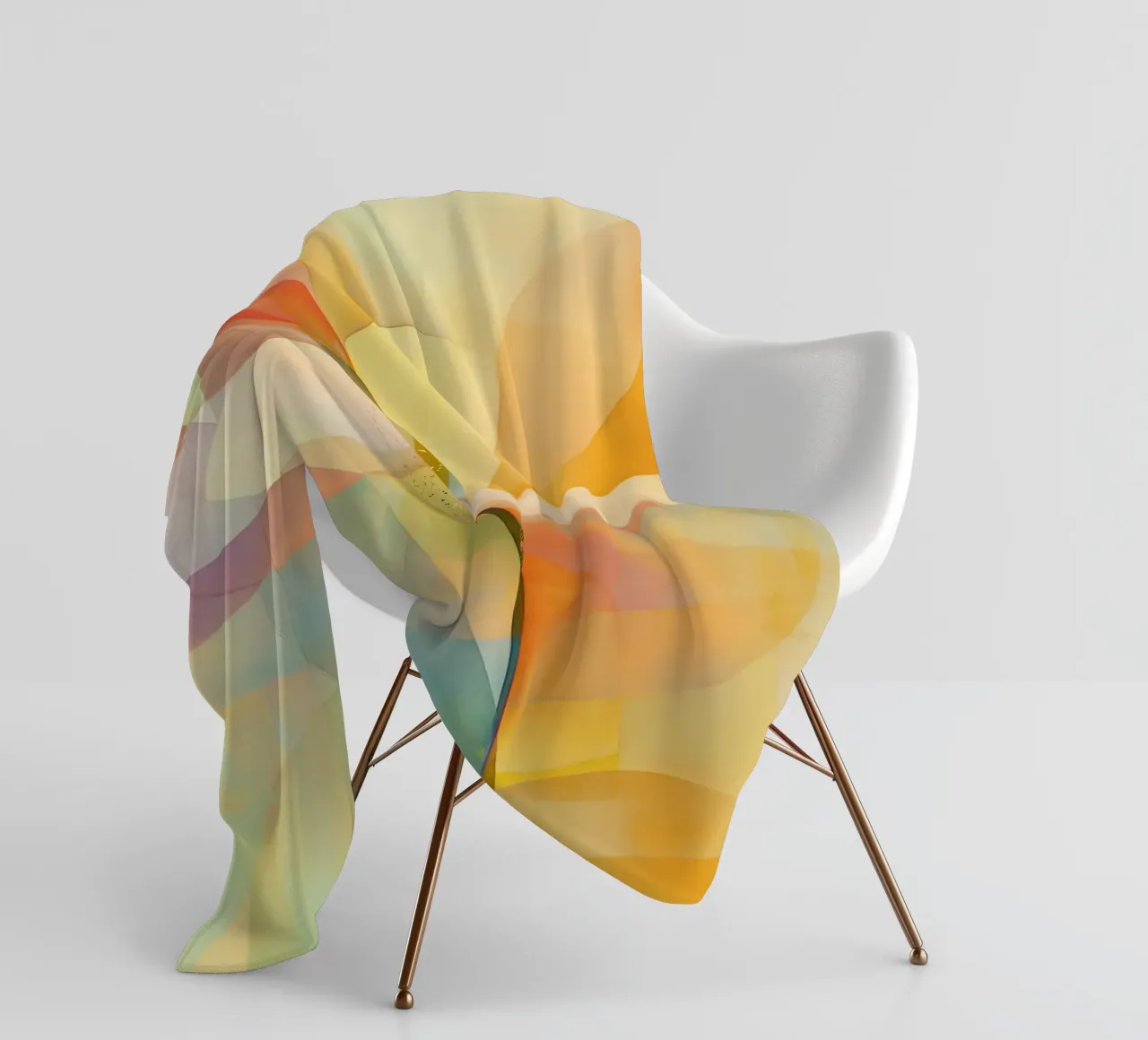 Fiore astratto coperta in pile da Imagine