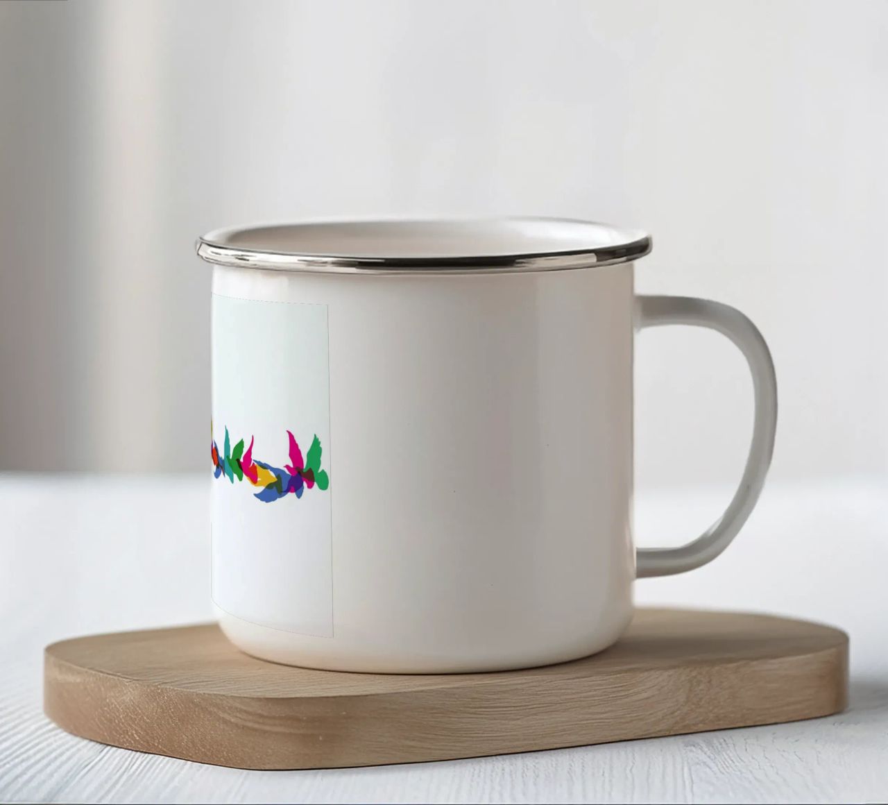 Flight Of Fancy Emaille Tasse von Rob Art | Illustration