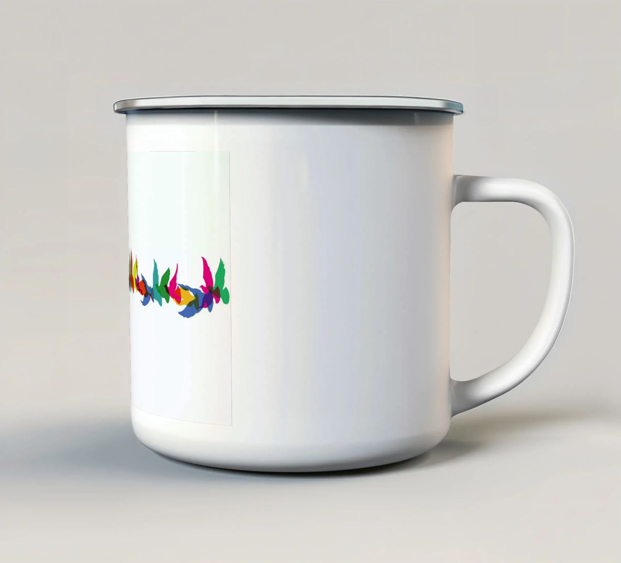 Flight Of Fancy Emaille Tasse von Rob Art | Illustration