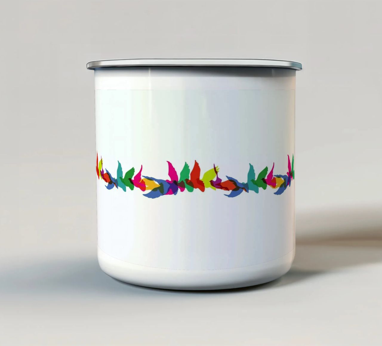 Flight Of Fancy Emaille Tasse von Rob Art | Illustration
