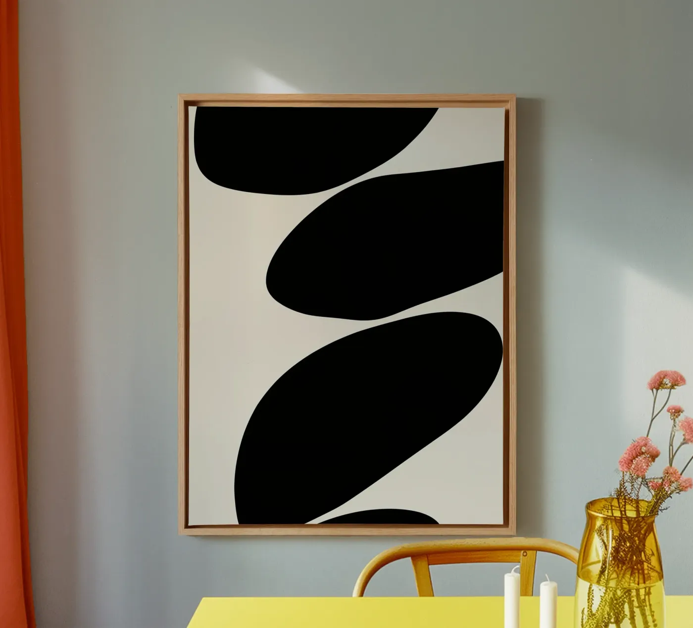 Abstracte vloeibaarheid canvas van DWA