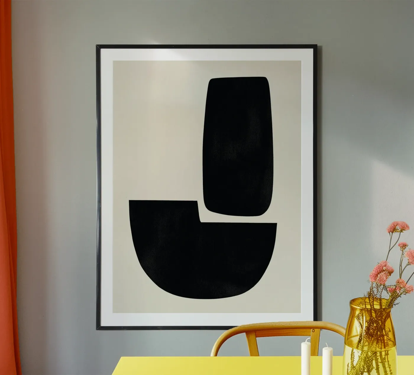 Abstract simplicity poster by DWA