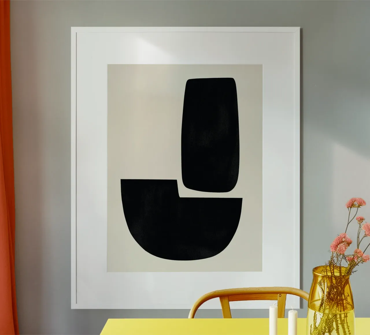 Abstract simplicity poster by DWA