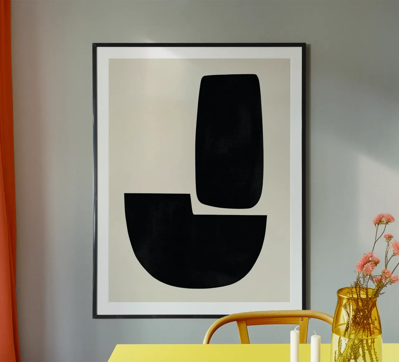 Abstract simplicity poster by DWA