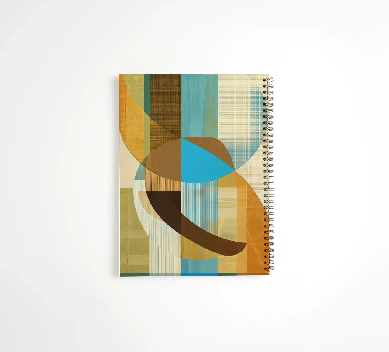 Abstract forms spiral notebook by Imagine