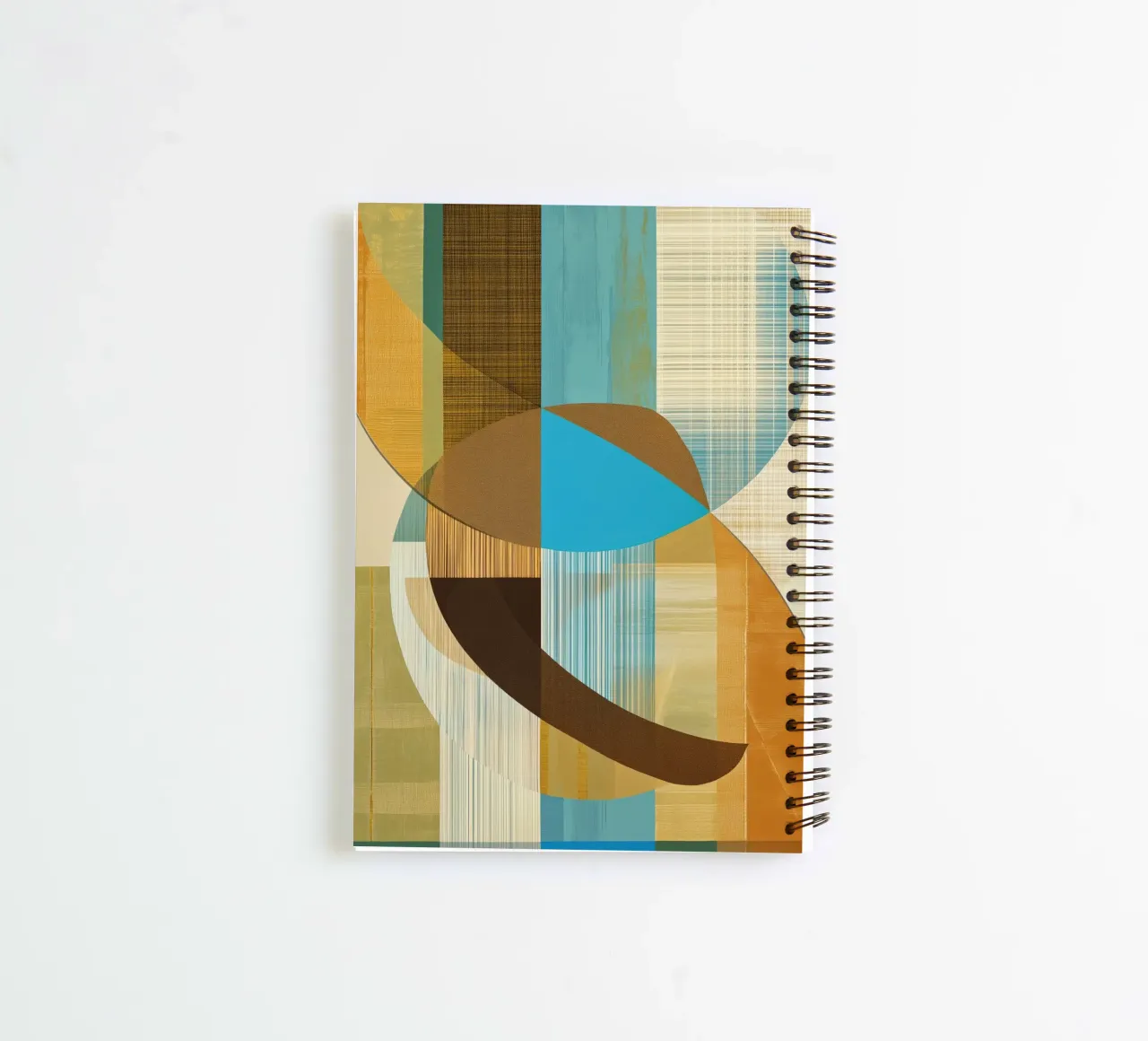 Abstract forms spiral notebook by Imagine