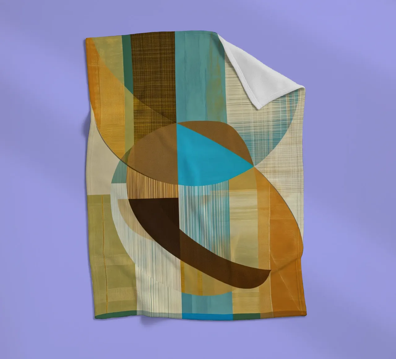 Forme astratte coperta in pile da Imagine