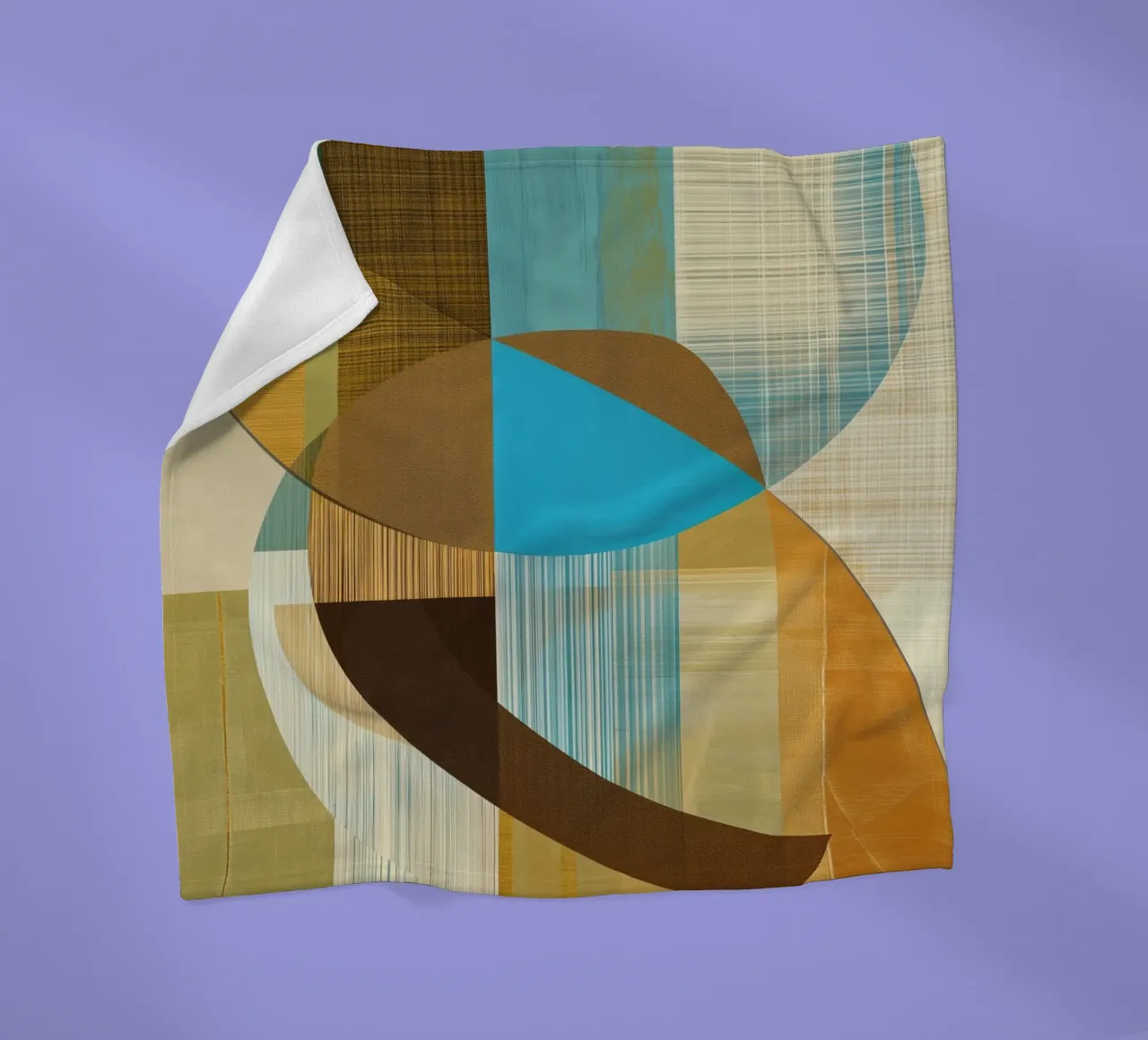Forme astratte coperta in pile da Imagine