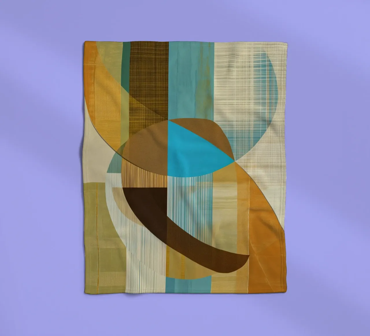 Forme astratte coperta in pile da Imagine