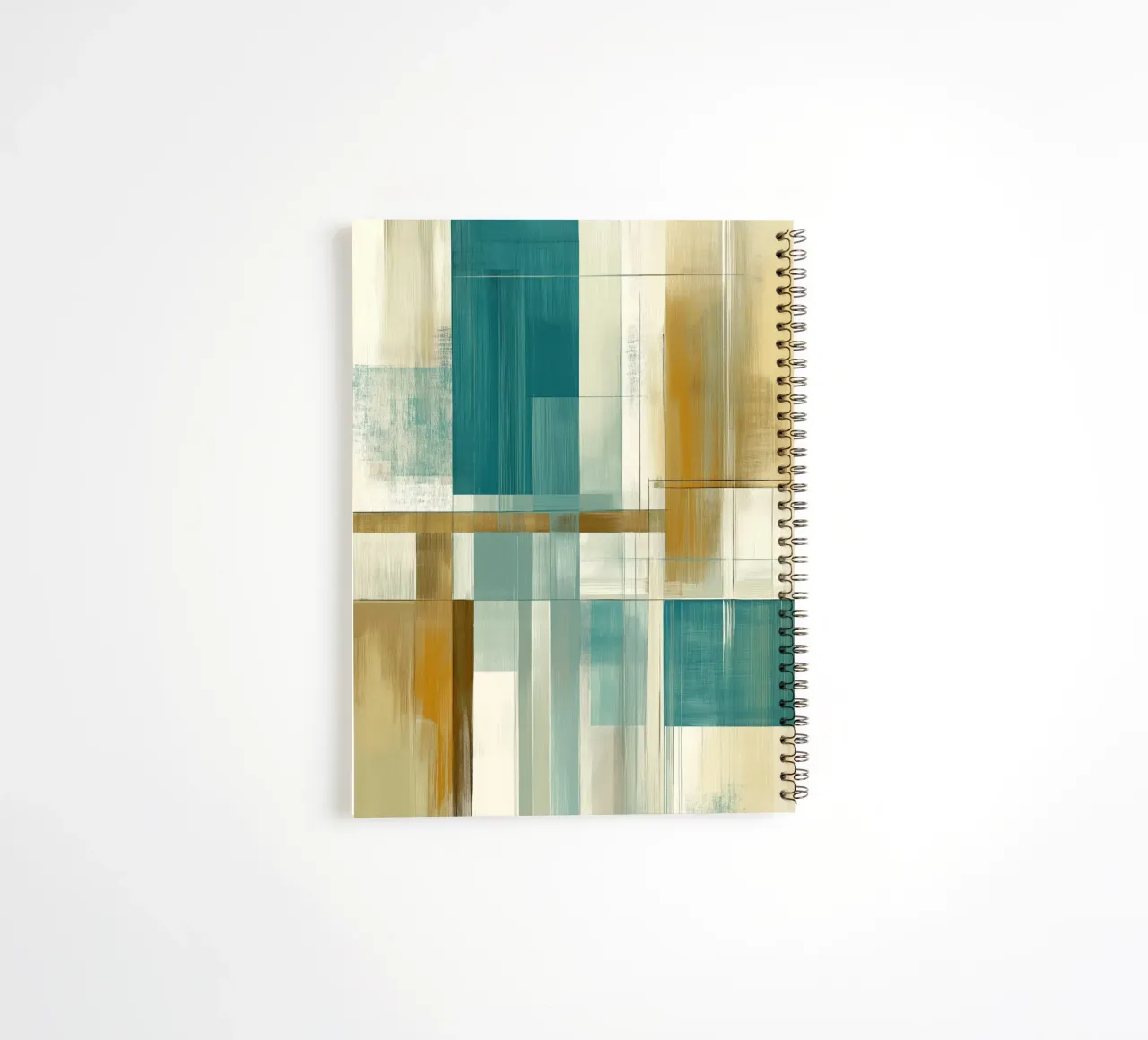 Abstract forms spiral notebook by Imagine