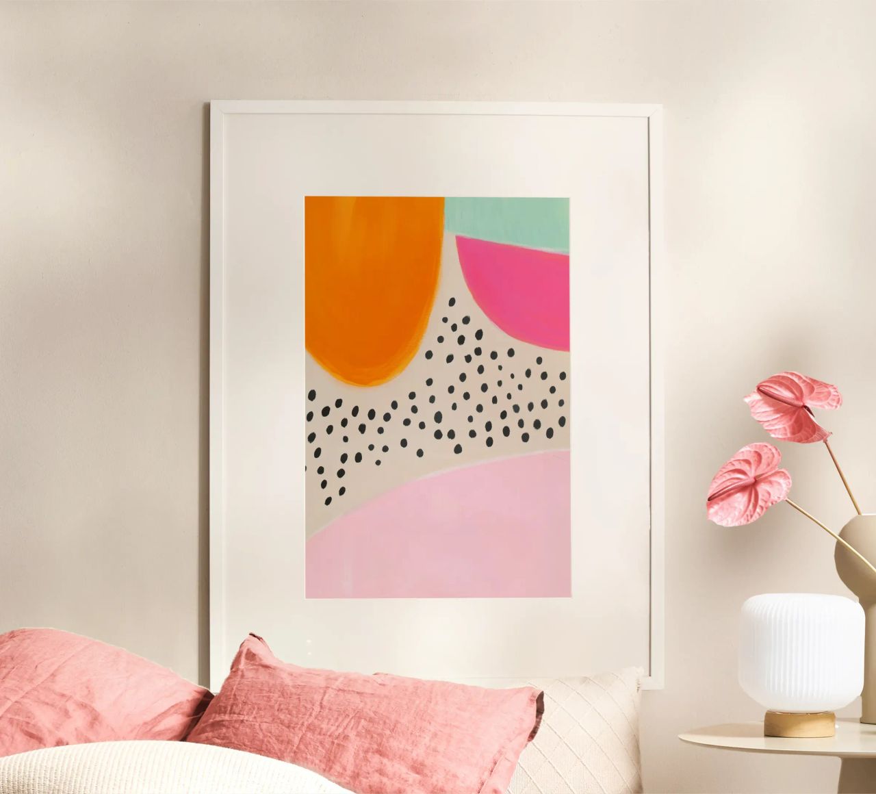 Colourful summer emotions poster by Carinaprint