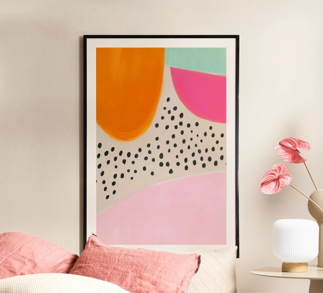 Colourful summer emotions poster by Carinaprint