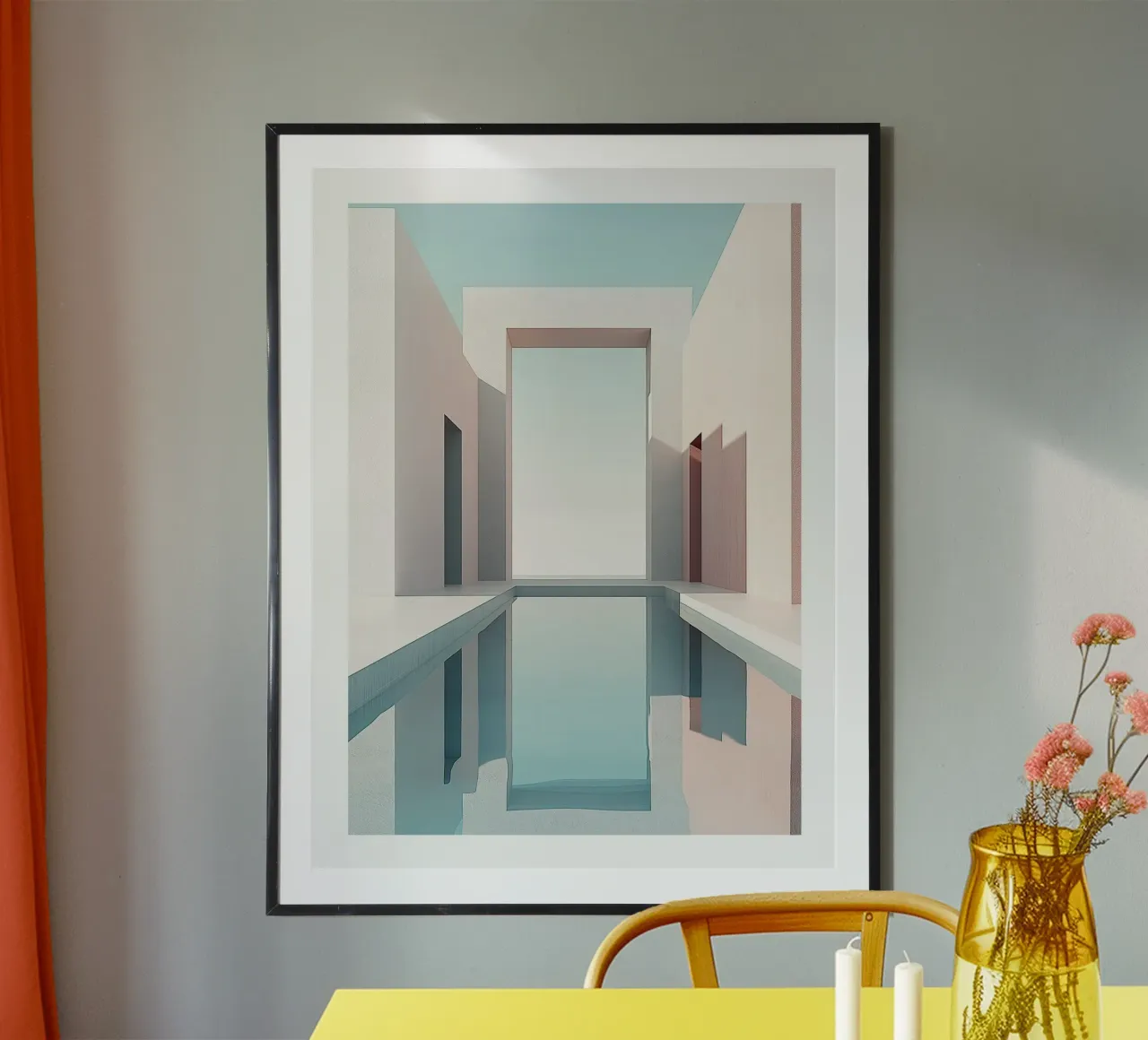 Architettura e riflessione carta hahnemühle da DWA