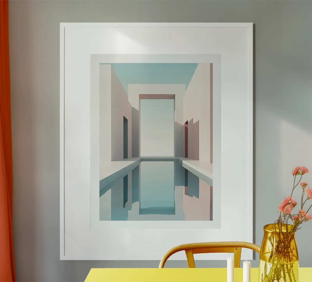 Architettura e riflessione carta hahnemühle da DWA