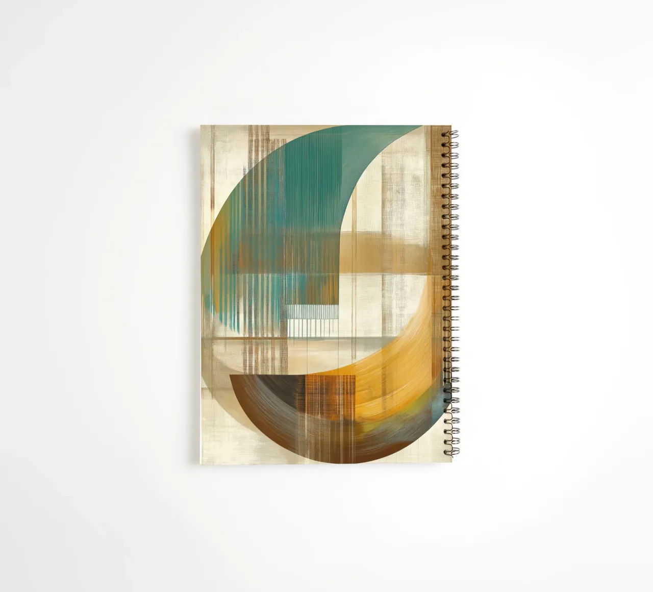 Abstract forms spiral notebook by Imagine