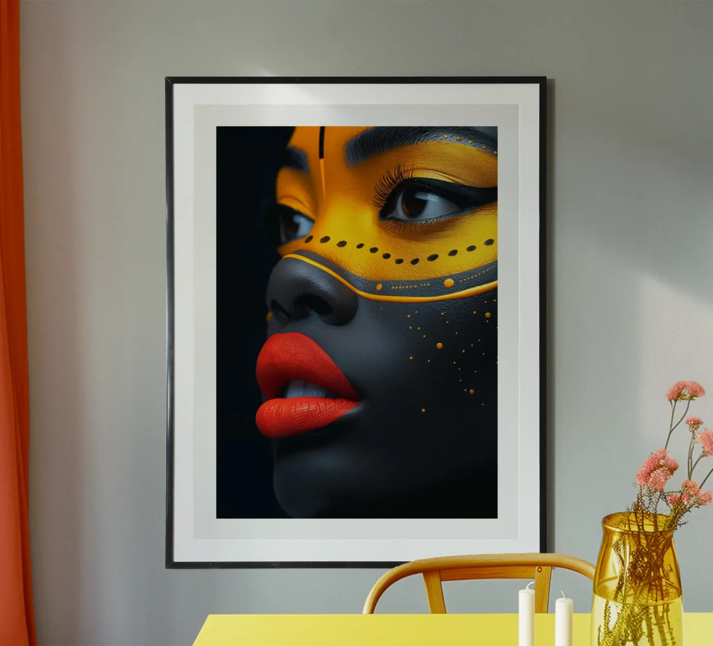 Maschera artistica poster da DWA