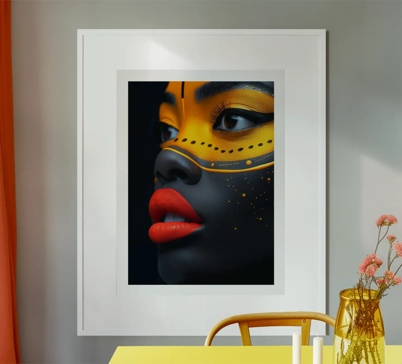 Maschera artistica poster da DWA