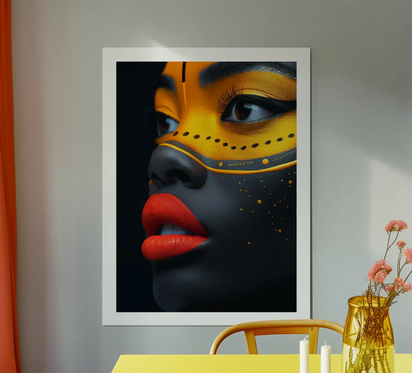 Maschera artistica poster da DWA