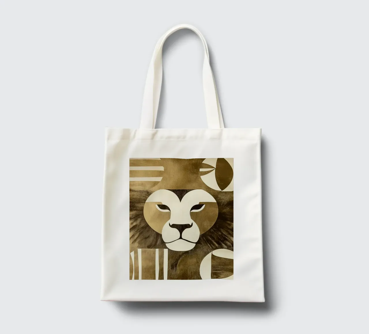 Abstract Lion tote bag by Imagine