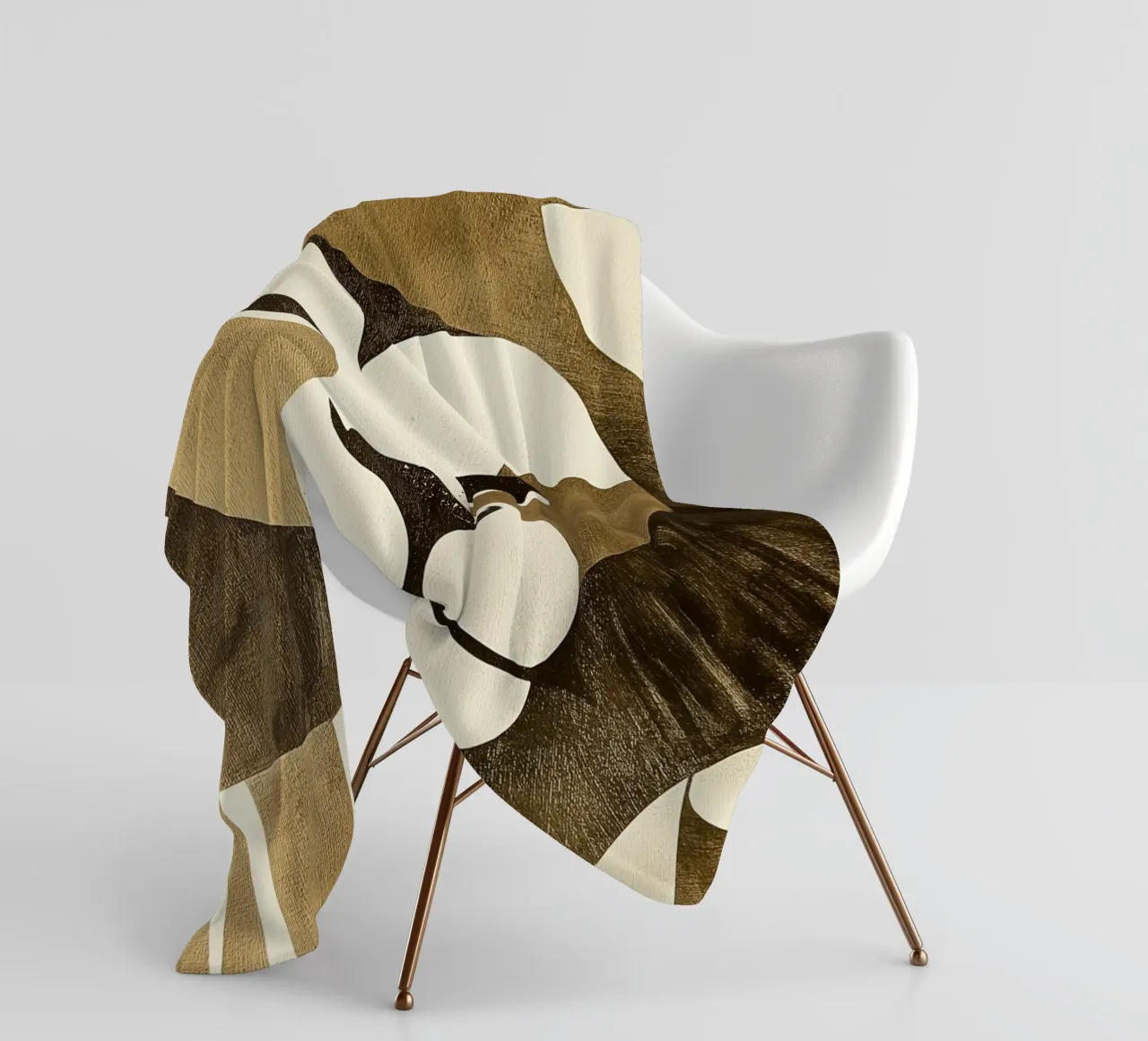 Abstrakter Löwe Fleecedecke von Imagine