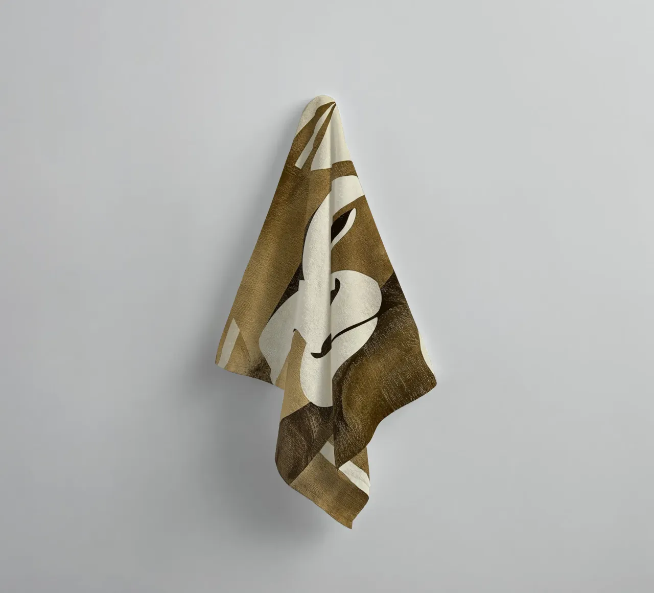 Abstract Lion towel by Imagine