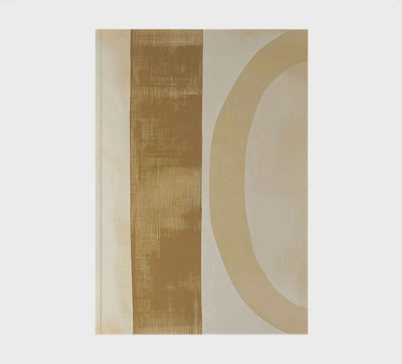 Abstract shapes in soft tones notebook by Imagine