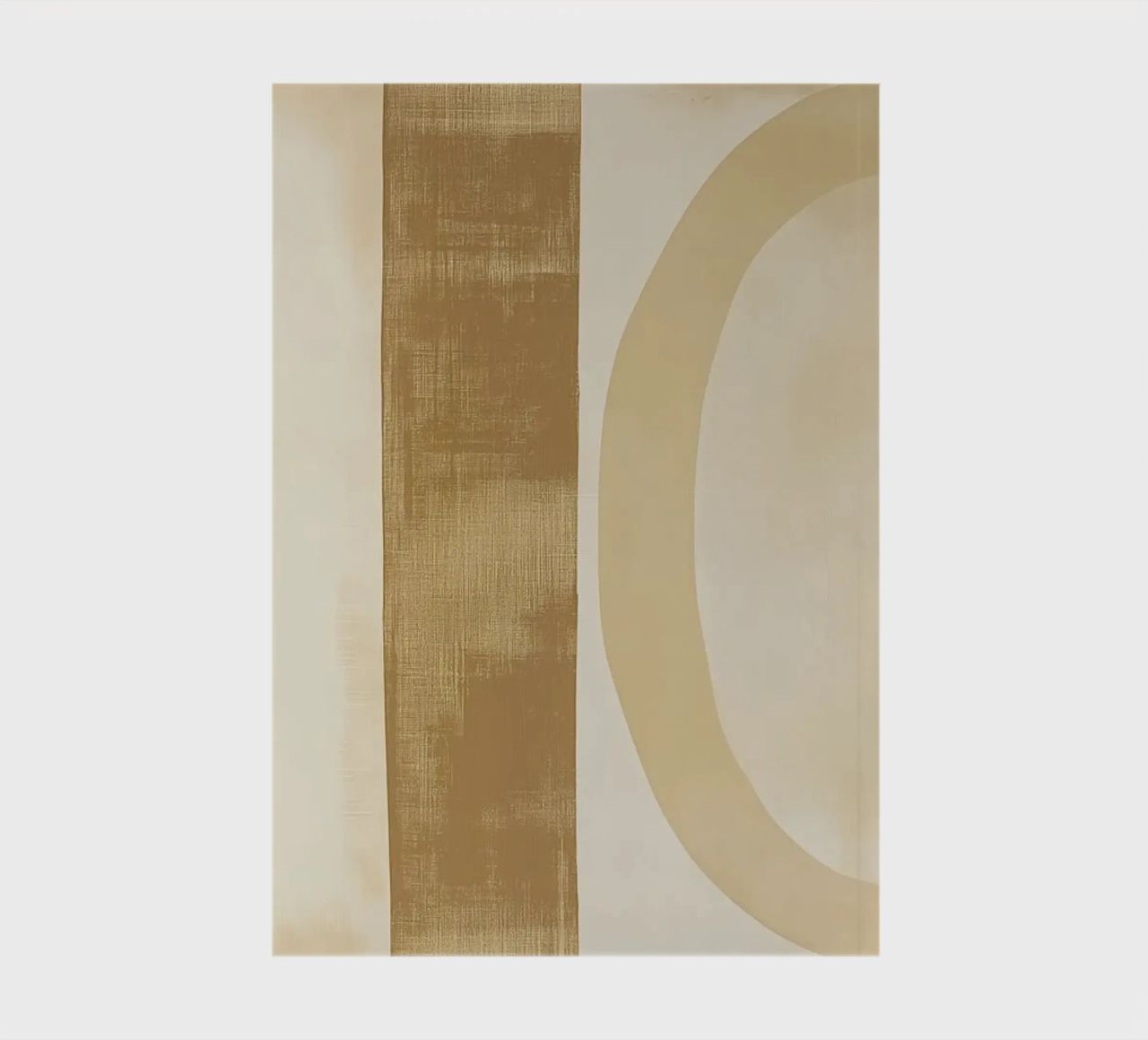 Abstract shapes in soft tones notebook by Imagine