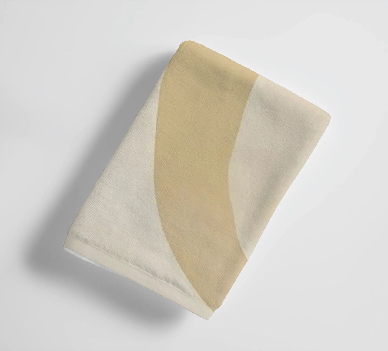 Abstract shapes in soft tones towel by Imagine