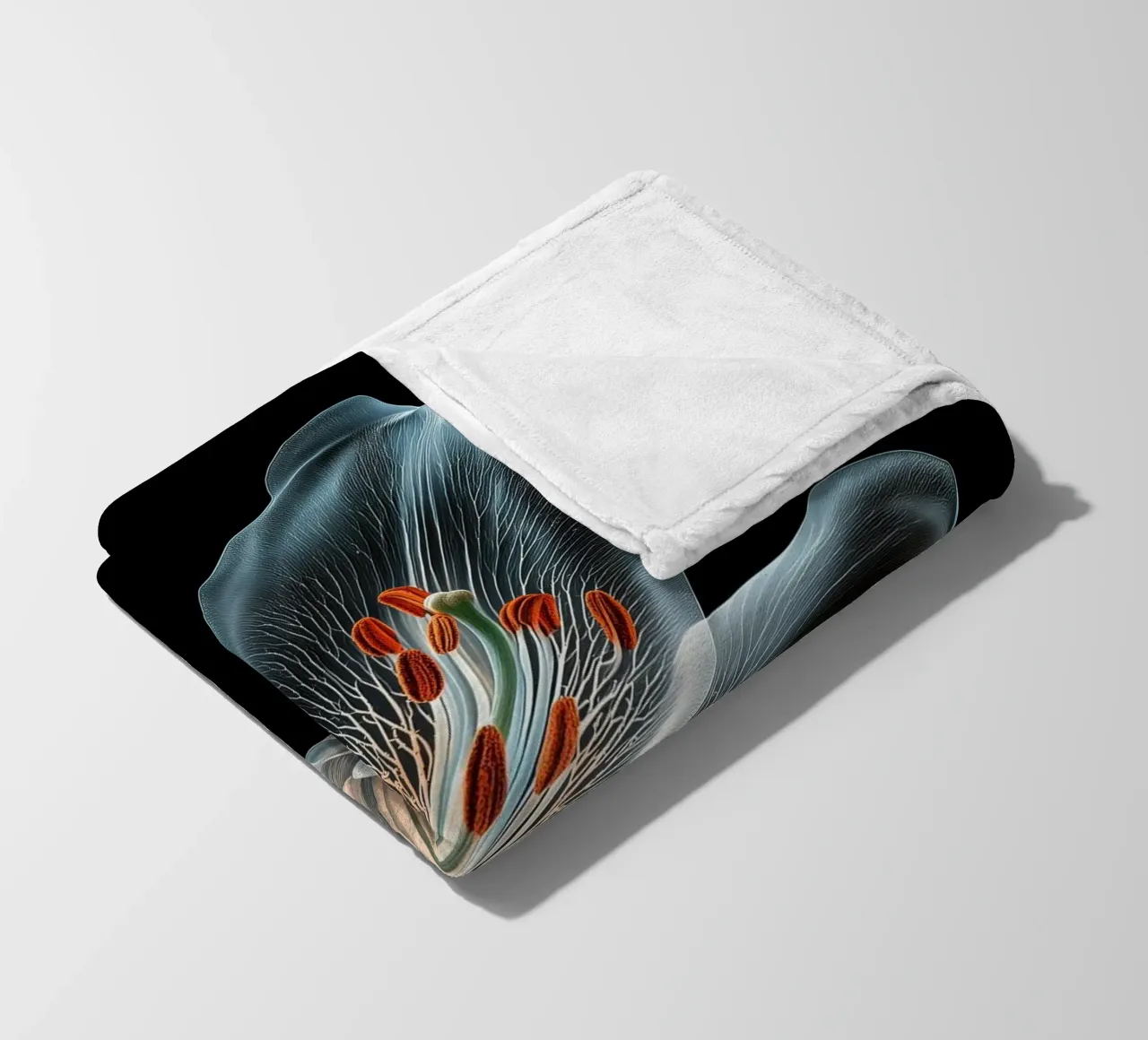Fiore trasparente coperta in pile da Imagine