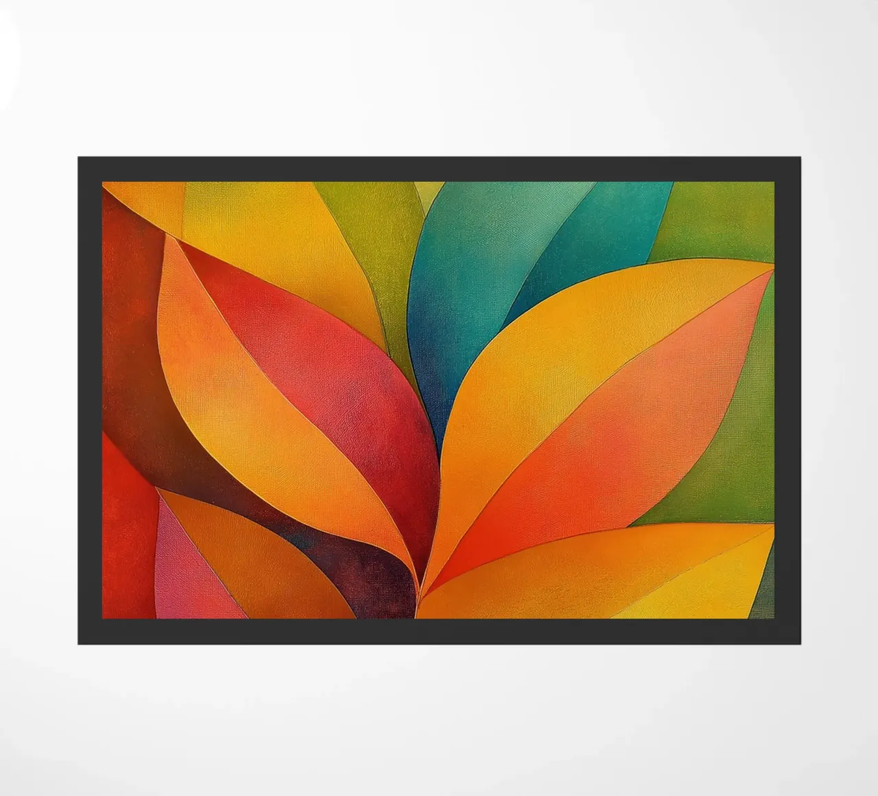 Abstract blad doormat by Imagine