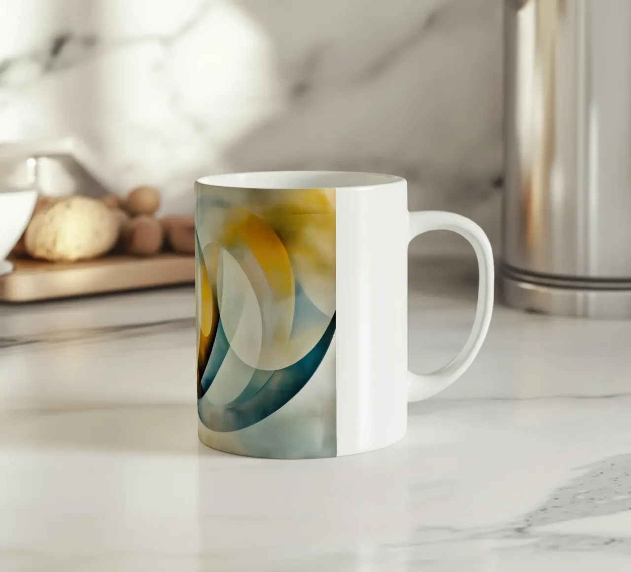 Forme astratte tazza in ceramica da Imagine