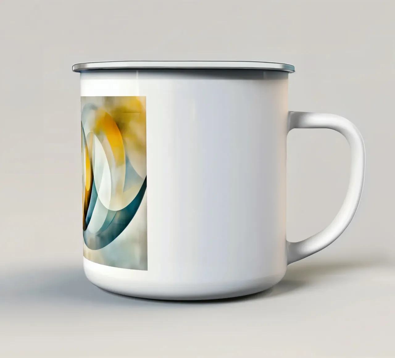 Forme astratte tazza in smalto da Imagine