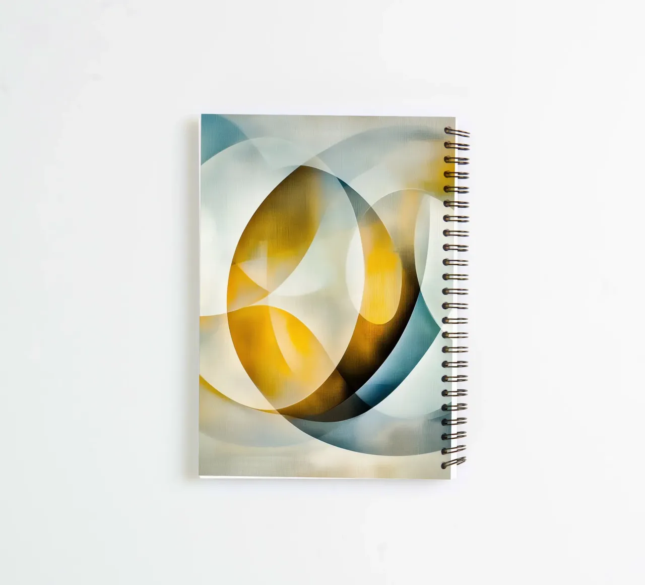 Abstract forms spiral notebook by Imagine