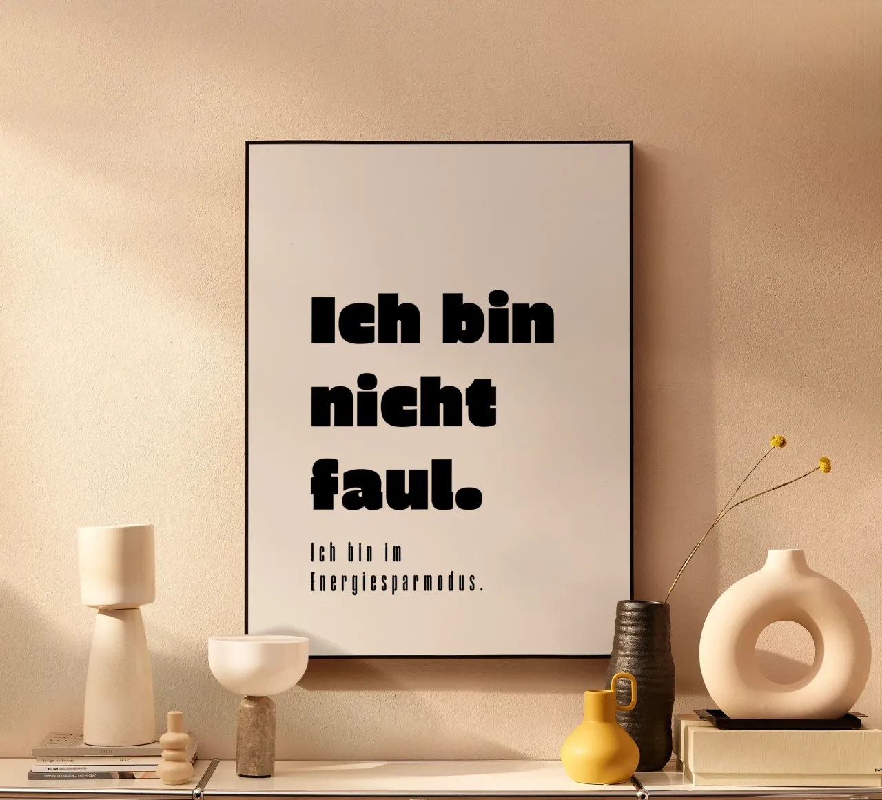 Ich bin nicht faul alluminio dibond da color&shape