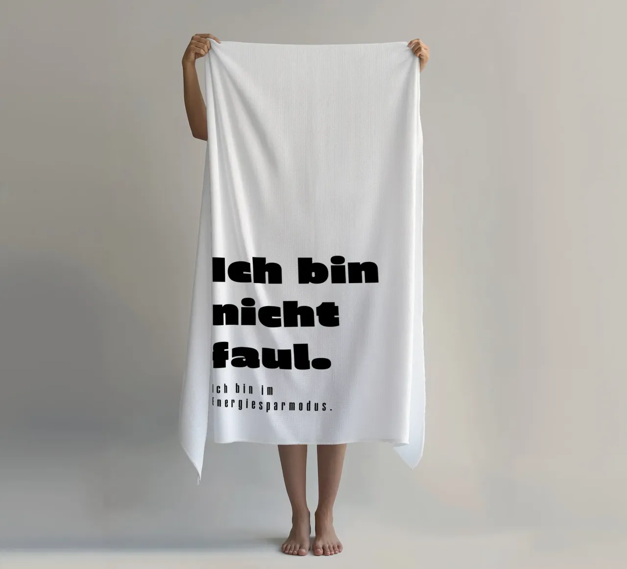 Ich bin nicht faul telo mare da color&shape