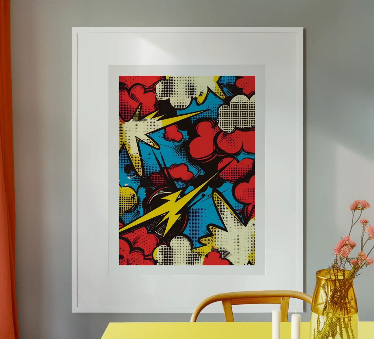Pop Art Énergie Poster von DWA