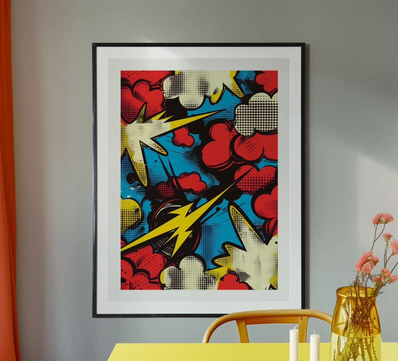 Pop Art Énergie Poster von DWA