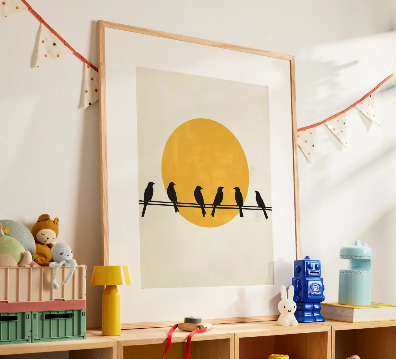 Uccelli e sole carta hahnemühle da DWA
