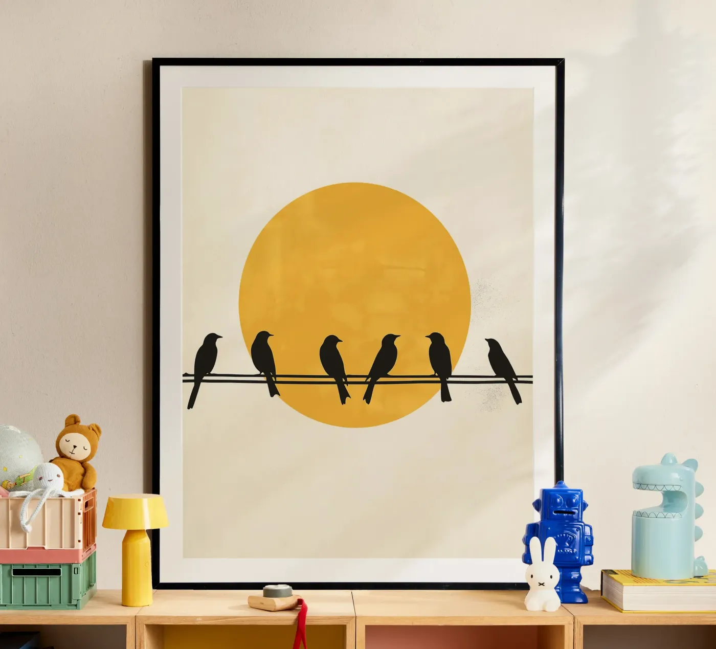 Birds and Sun Poster von DWA