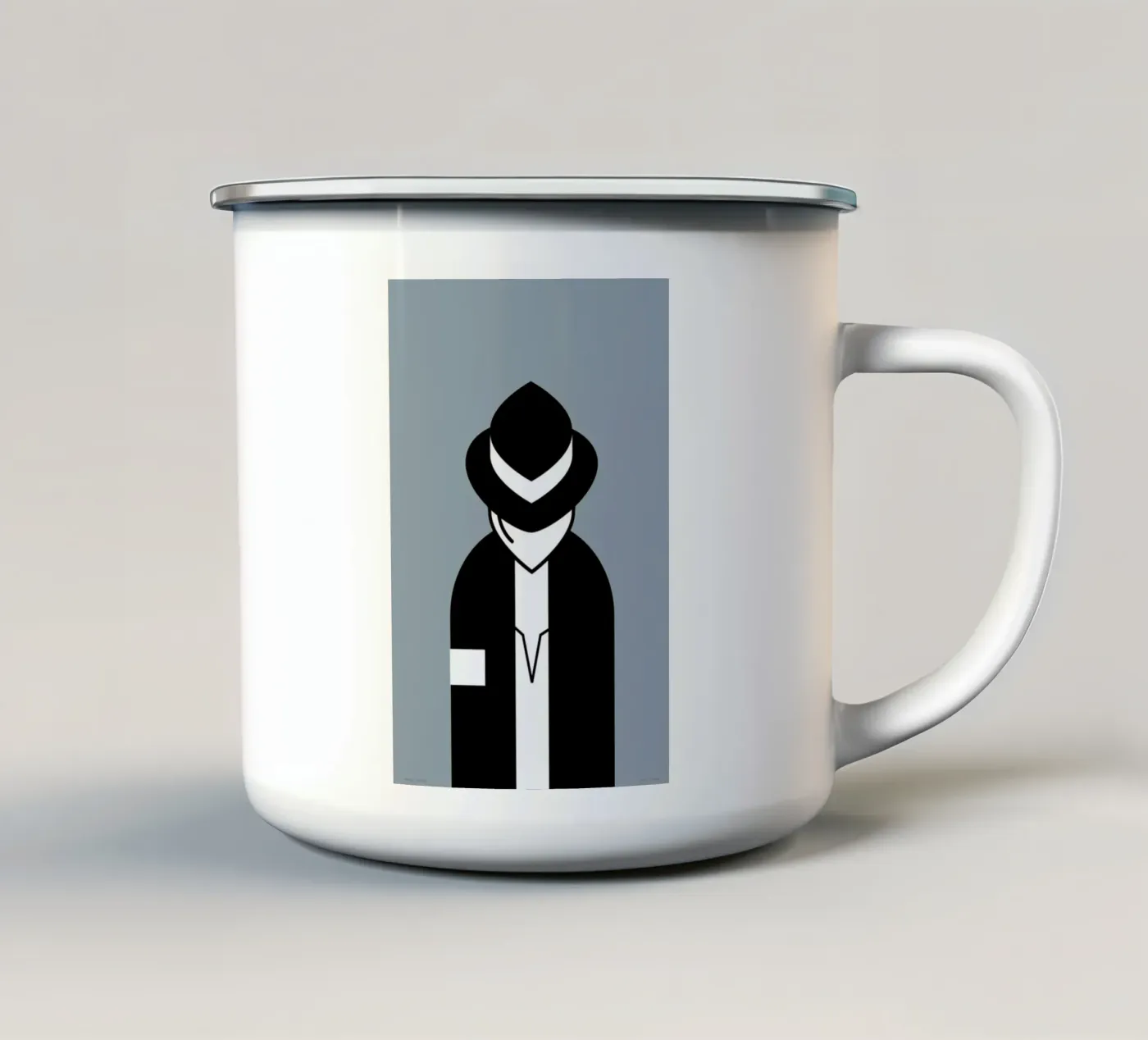Michael enamel mug by Ale Giorgini