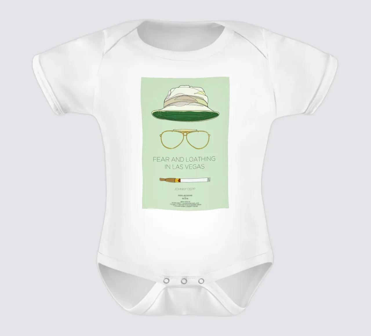 Fear and Loathing in Las Vegas body neonato maniche corte da Moxy Creative House