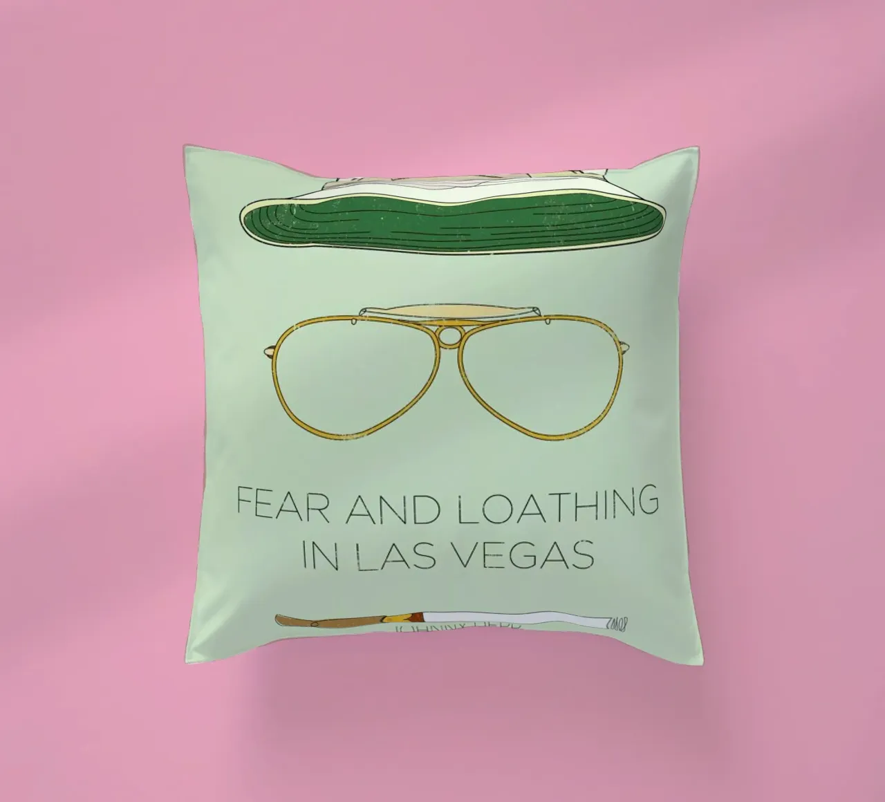 Fear and Loathing in Las Vegas cojín de Moxy Creative House