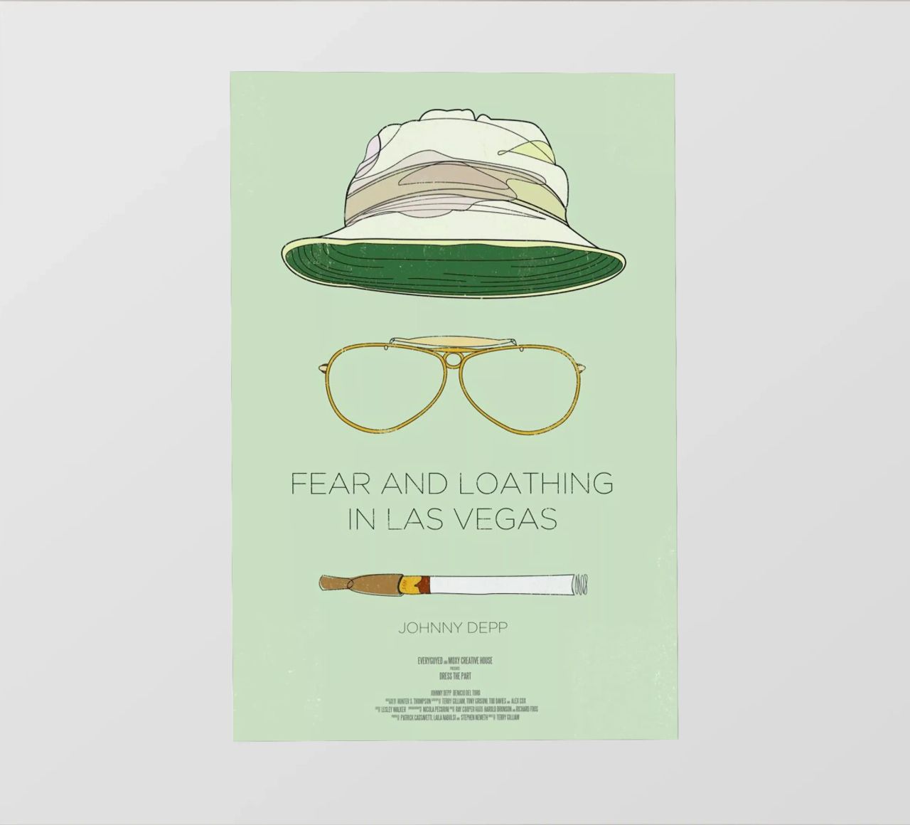 Fear and Loathing in Las Vegas pellicola backlit da Moxy Creative House
