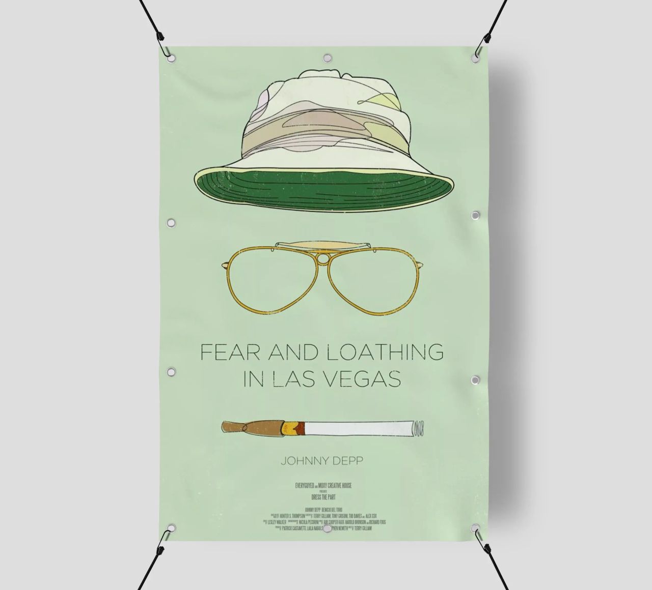 Fear and Loathing in Las Vegas telo in pvc da Moxy Creative House