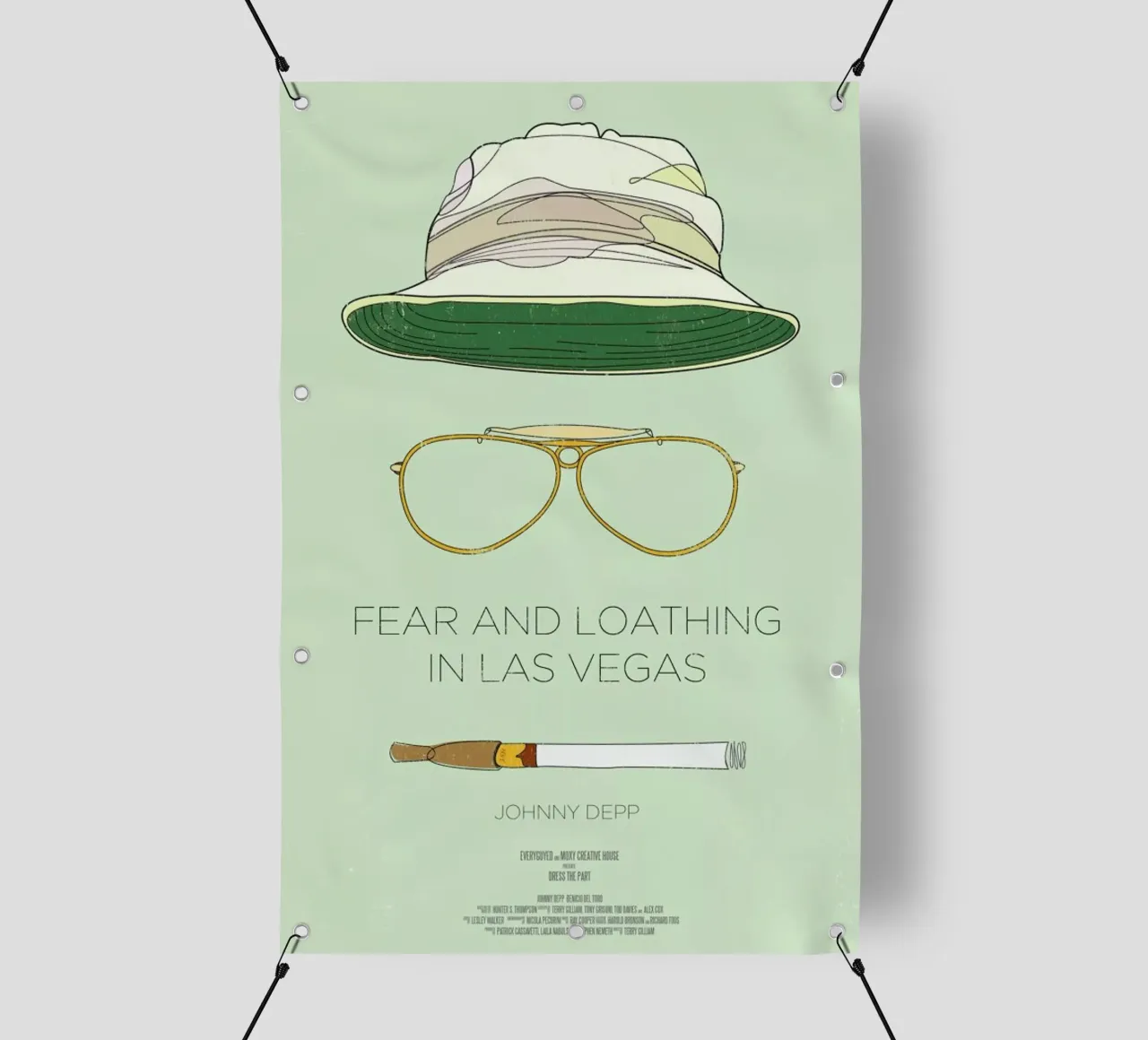 Fear and Loathing in Las Vegas telo in pvc da Moxy Creative House